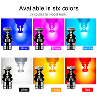 Kaidengzhe Ampoule LED T10 sans erreur 9SMD 2016 194 168 Canbus W5W pour éclairage de parking et de plaque d'immatriculation latérale Tension 12V