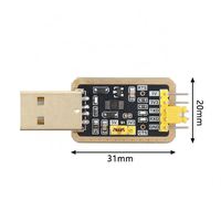 Nuevo Módulo USB TTL Ch340e Gold Mini Rs232 Actualizado a Puerto Serie, Cable de Descarga para Flasheo