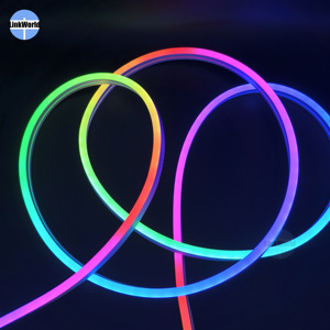 Bande lumineuse néon RGB flexible <span class=keywords><strong>12V</strong></span> 24V numérique RGBIC adressable, contrôle par application, étanche, décoration de chambre à coucher, extérieur, bande néon intelligente - Product Image 2