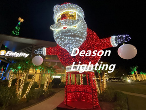 Nouvelle mode photo en plein air décoratif <span class=keywords><strong>noël</strong></span> illuminé grande statue du père <span class=keywords><strong>noël</strong></span> - Product Image 2