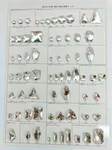 Strass à coudre en cristal multiformes, multicolores, super brillants, de qualité supérieure, pour bijoux, vêtements et décorations - Product Image 5