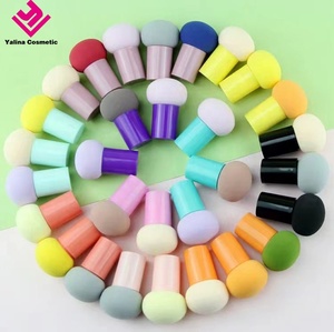 Etichetta privata della spugna di trucco idrofila libera del lattice del miscelatore della spugna di trucco del fungo del fondamento delle donne - Product Image 2
