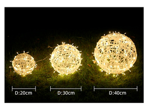 Ngoài trời trang trí LED mây bóng ánh sáng treo cây chuỗi ánh sáng cho đường phố <span class=keywords><strong>d</strong></span>ự án cảnh quan chiếu sáng toàn cầu trang trí đèn - Product Image 3