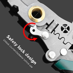 Pelacables multifuncional Herramientas especiales de <span class=keywords><strong>electricista</strong></span> Cortadores de alambre de Punta aguja Alicates de <span class=keywords><strong>electricista</strong></span> Pelacables - Product Image 5