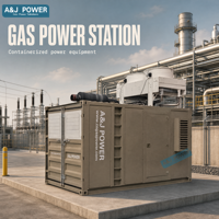Groupe électrogène au gaz Weichai 6M33 400KW, générateur d'énergie au gaz naturel Baudouin 6M33D450E310NG pour usine