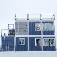 Maison préfabriquée portable de haute qualité, design personnalisé, structure moderne en acier léger assemblée, pour appartement ou villa