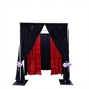 Heavy Dury Pipe and Drape Frame 10x10ft Wedding Arch <b>Backdrop</b> <b>Stands</b> Portable Pipe and Drape Kit - Product Image 1