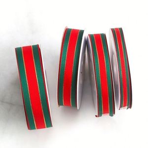 Magnifique ruban gros-grain en polyester durable, écologique, vert et rouge, pour accessoires de couture de vêtements DIY et décorations d'anniversaire - Product Image 6