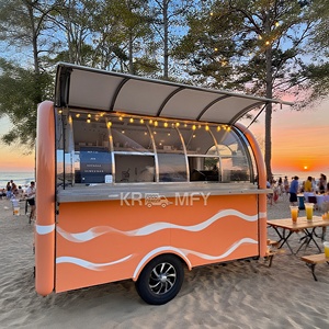 Camión de Comida Rápida Móvil, Carrito de Helados y Hot Dogs, Camioneta de Venta de Comida, Remolque de Café - Product Image 4