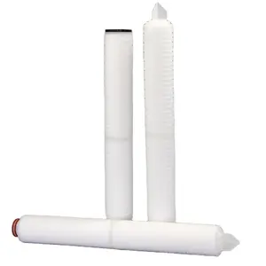 Food and Beverage pleated filter cartridge 0.1 .2 micron 20 x 2.5 water filter elements