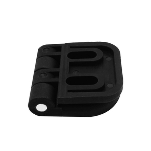 Charnière de <span class=keywords><strong>porte</strong></span> en nylon noir de vente chaude profil en aluminium reliant la charnière d'armoire de charnière en plastique robuste - Product Image 3