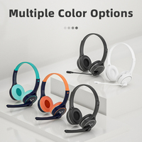 Cadeaux sportifs, casque sans fil pour enfants, écouteurs stéréo sans fil, casque de jeu avec microphone pour PC, ordinateur portable, lecteur MP3 mains libres
