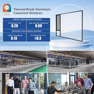 Fenêtres d'image d'alliage d'aluminium de NFRC pour la maison pour des conceptions de <span class=keywords><strong>baie</strong></span> et d'arc - Product Image 6