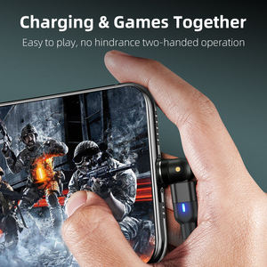 Meilleur prix 3 en 1 câble de charge magnétique 360 câble Usb tressé en Nylon rotatif pour <span class=keywords><strong>iPhone</strong></span> Type C Micro câble - Product Image 3