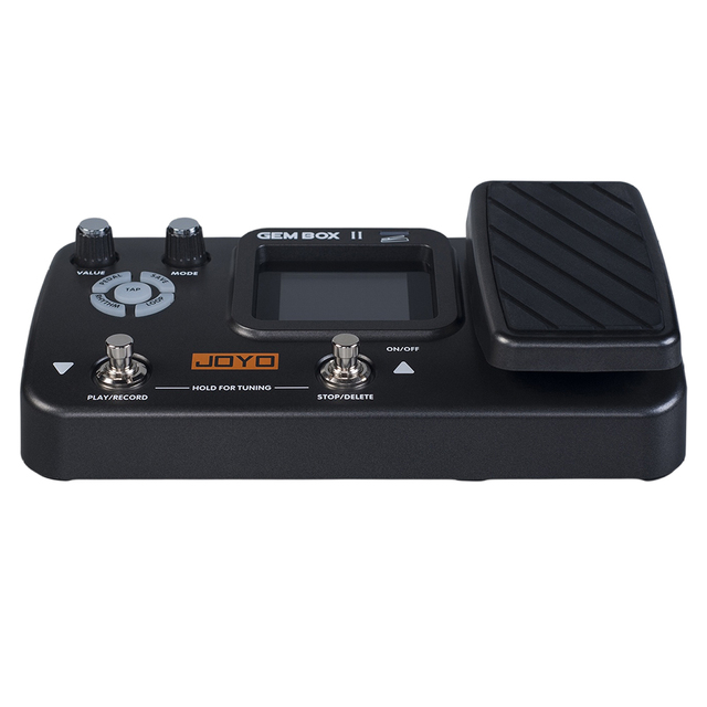 JOYO GEM BOX II Guitar Multi-effects Processor Expression Pedal 180s Loop Recording Function 8 Effect Modules 66 Effect ABS