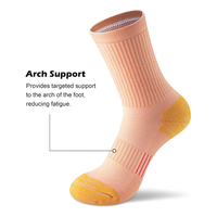 Haute qualité couleur unie personnalisé sport équipage chaussettes coussin course athlétisme chaussettes pour hommes femmes
