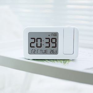 <strong>Projection</strong> Alarm <strong>Clock</strong> <strong>With</strong> <strong>Weather</strong> <strong>Station</strong> Forecast <strong>Weather</strong> <strong>Clock</strong> Display Indoor Temperature - Product Image 4