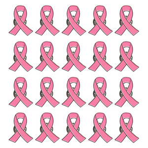 Cancer Ribbon <b>Pin</b> Breast Cancer Awareness Mental Health Breast Pink Brooch Enamel <b>Pins</b> <b>Badge</b> - Product Image 2