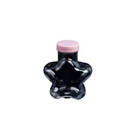 Bouteille en Gros en Forme d'Étoile à Cinq Branches Calibre 38 pour Thé, Jus, Bonbons, Bouteille Partagée, Pot en Plastique Polyvalent
