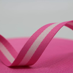 Özelleştirilmiş gökkuşağı tahıl çizgili elastik bant için koşu ayakkabıları brüt grogren şerit naylon karton jakarlı dokuma kayış - Product Image 3