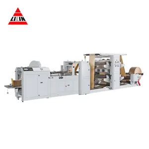 LMD-600+LST-4700 High Speed Food Paper Bag Making Machine Price For Making Kraft Paper Bag Automatic