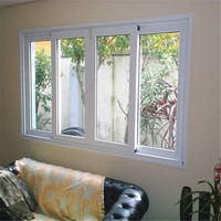 Ventana Corredera de Aluminio con Doble Acristalamiento para Dormitorio, Ventanas y Puertas