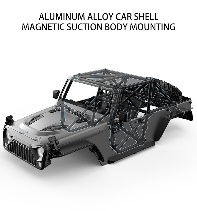 MJX H12Y 1/12 Scale Remote Control Car - High-Speed Climbing Off