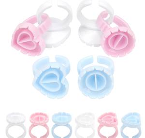 Lavalash <span class=keywords><strong>Golle</strong></span> Pallet forma de corazón tatuaje pigmento pestañas postizas pegamento anillos de adhesivo - Product Image 6