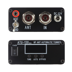Último Sintonizador Automático de Antena HF de Onda Corta ATU-130 MAX 1.9-50MHz 200W con Panel Negro, Versión Actualizada del ATU-100 ATU100 - Product Image 5