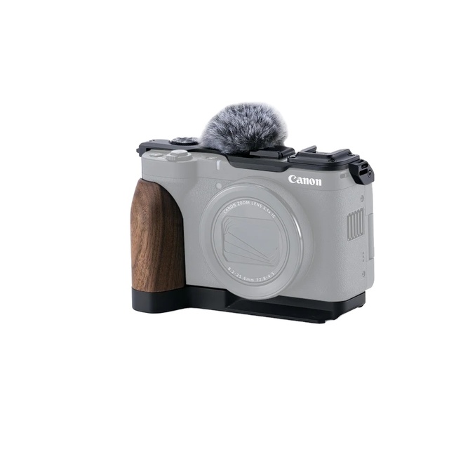 TILTA Vintage Camera Cage for for V1 Black Microphone Windscreen Wooden Baseplate