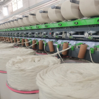 Fil mélangé recyclé antistatique Kangda KW105 20s OE en polyester et coton teint pour la confection de chaussettes, le tricot, la couture et le tissage