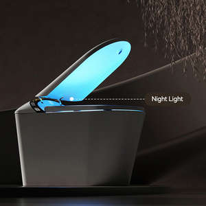 Sang Trọng Hiện Đại Thiết Kế Mới Chất Lượng Tốt Gốm Thông Minh Tầng Gắn Nước Tủ Quần Áo WC Một Mảnh Tự Động Thông Minh Nhà Vệ Sinh Commode - Product Image 5