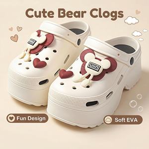 Zuecos Planos de Malla Antideslizantes para Mujer, Moda de Verano, Aumentan la Altura 5cm, Zapatos de Exterior para Mujer - Product Image 3