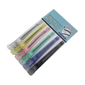 Pince spéciale pour coupe <span class=keywords><strong>de</strong></span> cheveux <span class=keywords><strong>de</strong></span> salon <span class=keywords><strong>de</strong></span> <span class=keywords><strong>coiffure</strong></span> pince à bec <span class=keywords><strong>de</strong></span> canard frange en forme <span class=keywords><strong>de</strong></span> I <span class=keywords><strong>coiffure</strong></span> pince à bec <span class=keywords><strong>de</strong></span> canard en aluminium coloré - Product Image 1