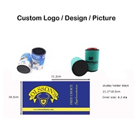 Porte-canette isotherme léger en néoprène de haute qualité 5mm/7mm pour sublimation, support de canette de bière, logo OEM, portable