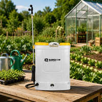 Pulvérisateur à dos SANQI PP Tank 16 litres pour la lutte antiparasitaire en agriculture
