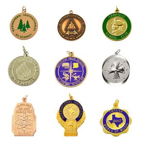 Colgante Hip Hop Redondo Plano de Aleación de Zinc con Diseño Personalizado, Estilo Moderno Grabado, Venta Caliente - Product Image 6