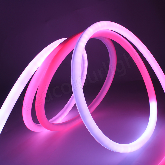 WS2811 Landscape Lighting 360 Degree Emitting IP65 D30 LED Flexible Strip Neon Light