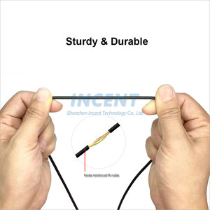 Auriculares con cable tipo C, walki talki, juego de auriculares de Radio bidireccional para Radios <span class=keywords><strong>Eads</strong></span> Airbus castidian THR880i - Product Image 5