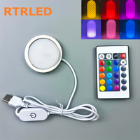 Kit de lampe LED Bambu Lab 001, kit de matériel DIY, coque de lampe LED Bambu Lab 001, lumière LED ronde avec prise pour imprimante 3D