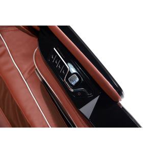 Silla de masaje con reposacabezas, multifuncional, Premium, vibratoria, gran contacto, color gris, azul, de cuero, con Manual - Product Image 5