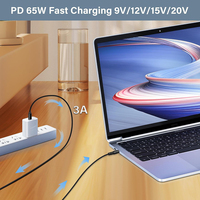 USB-C pengisi daya PD tipe C, catu daya Laptop Tipe C PD Charger 5V 9V 12V 15V 20V Trigger protokol Power Bank Line WiFi Router ONU UPS