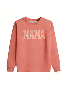 Sudadera de Felpa Francesa de Bambú MAMA de Lujo con Certificación OEKO-TEX RTS, Fabricante Mayorista Directo, Bordado Premium para Mamá - Product Image 5