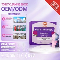 Nettoyant WC Jieyijia, détartrant WC domestique à bulles bleues, pièce unique, haute concentration d'ingrédients actifs, sans additifs