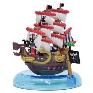Ensemble de 6 figurines en PVC d'anime Thousand <span class=keywords><strong>Sunny</strong></span> Going Merry, navire pirate, rover marin, boîte à surprises - Product Image 3