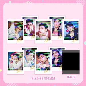 Vente flash 2026 9 pièces/ensemble <span class=keywords><strong>KPOP</strong></span> Stray Kids EUNWOO FELIX KATSEYE Carte photo laser <span class=keywords><strong>MOMO</strong></span> Fans HD Photo Paper Hyunjin Bangchan Fans Card - Product Image 5