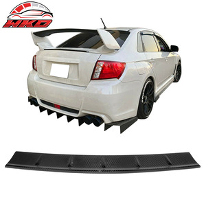 Convient pour Subaru Impreza 3ème génération WRX 2008-2014, becquet de coffre style STI en fibre de carbone - Product Image 1