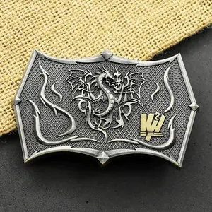 Hersteller kunden spezifisches Design Großhandel Mode Bulk 2d 3d Metall Edelstahl Messing Gold Rohling mit Logo Sicherheits gurt Schnalle