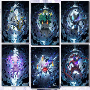 Scatola sigillata di bustine di <span class=keywords><strong>carte</strong></span> collezionabili Pokémon a tema scuro, formato grande, con linguette a strappo, fan art, per giochi da tavolo - Commercio all'ingrosso - Product Image 5