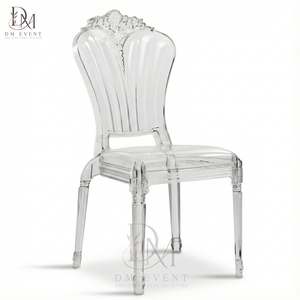 เก้าอี้พลาสติกใส DM EVENT PC Crystal Shell Back Chair โพลีคาร์บอเนต สำหรับโรงแรม ทนทาน ดีไซน์ทันสมัย เหมาะสำหรับงานแต่งงาน - Product Image 2